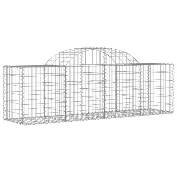 Coșuri Gabion Arcuite 30 buc - Fier Galvanizat | Decor Grădină