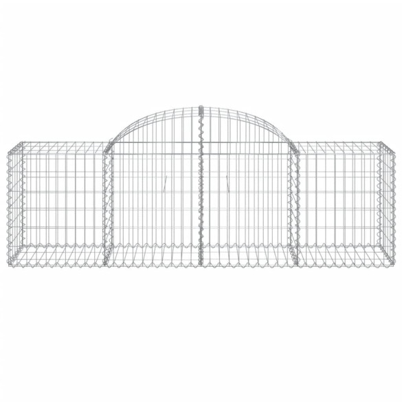 Coșuri Gabion Arcuite 40 buc - Fier Galvanizat - Livrare Gratuită