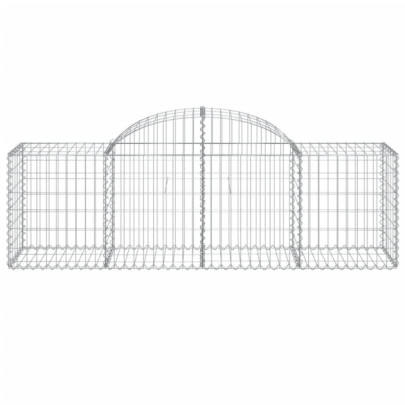 Coșuri Gabion Arcuite 40 buc - Fier Galvanizat - Livrare Gratuită