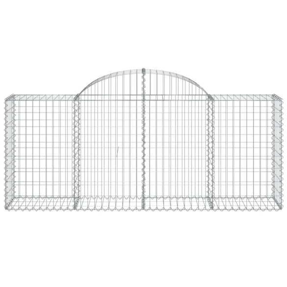 Set Coșuri Gabion Arcuite | Barieră Decorativă Grădină