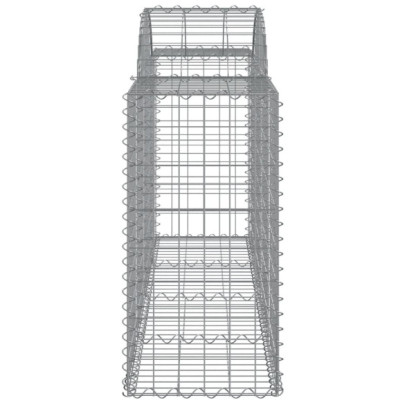 Coșuri Gabion Arcuite 11 buc - Fier Galvanizat | Livrare Gratuită