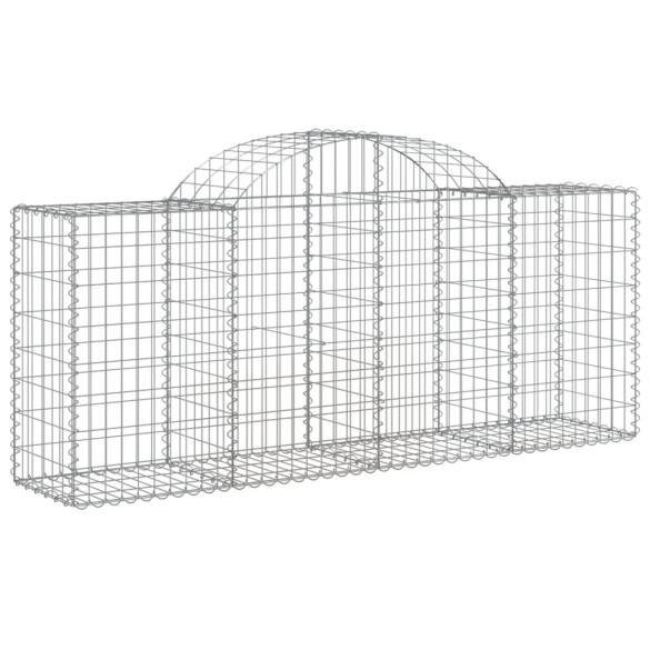 Coșuri Gabion Arcuite 25 buc - Fier Galvanizat | Livrare Gratuită