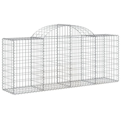Coșuri Gabion Arcuite 30 buc - Fier Galvanizat | Livrare Gratuită