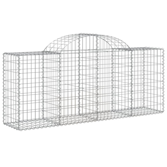 Coșuri Gabion Arcuite 40 buc - Fier Galvanizat | Livrare Gratuită