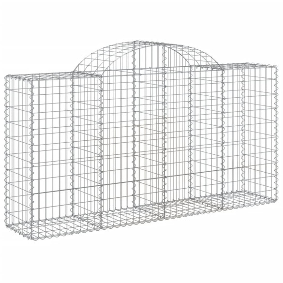 Set Coșuri Gabion Arcuite | Barieră Decorativă Grădină