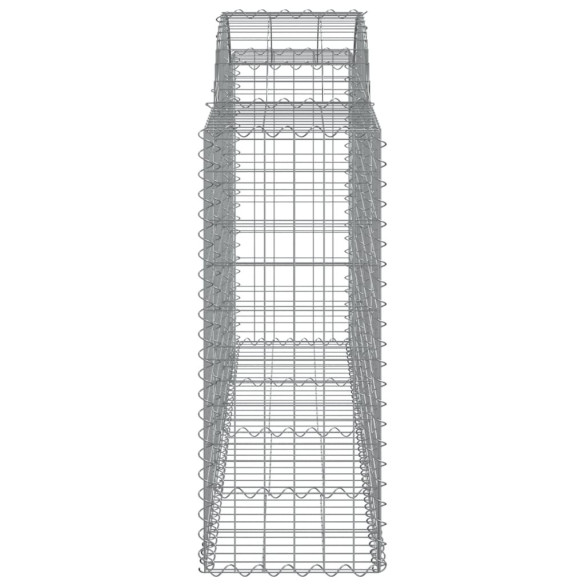 Set Coșuri Gabion Arcuite | Barieră Decorativă Grădină