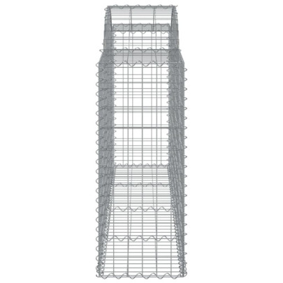 Coșuri Gabion Arcuite 11 buc - Fier Galvanizat | Livrare Gratuită