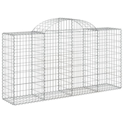 Coșuri Gabion Arcuite 15 buc - Fier Galvanizat | Livrare Gratuită