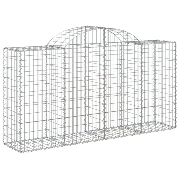 Coșuri Gabion Arcuite 40 buc - Fier Galvanizat | Livrare Gratuită