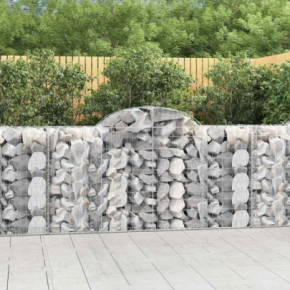Coșuri Gabion Arcuite 50 buc - Fier Galvanizat | Livrare Gratuită