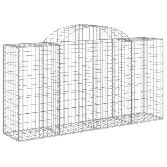 Coșuri Gabion Arcuite 50 buc - Fier Galvanizat | Livrare Gratuită