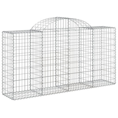 Coșuri Gabion Arcuite 50 buc - Fier Galvanizat | Livrare Gratuită