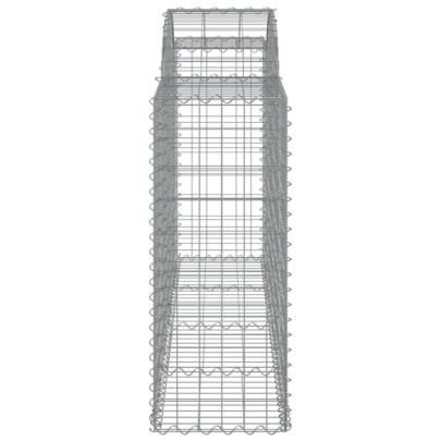 Coșuri Gabion Arcuite 50 buc - Fier Galvanizat | Livrare Gratuită